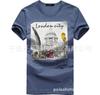 Camisa publicitaria de cuello redondo suministro promoción de comercio exterior camiseta camiseta de regalo ropa para clase de campus exportación camiseta electoral