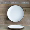[Cada uno es una gran colección de platos con alto valor de color] Plato de cerámica japonés para el hogar bistec