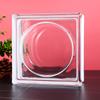 Tijolo de vidro super branco tijolo de cristal quadrado transparente parede divisória de banheiro tijolo de cristal de rede tijolo colorido parede de vidro