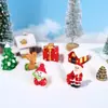 Enfeites de Natal Criativos, Acessórios para Garrafa Ecológica de Micro paisagem com Musgo, Decorações de Suculentas para Árvore de Natal, Pequenos Enfeites, Cenas DIY