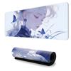 Alfombrilla de Ratón para Gaming Estilo Anime Extra Grande con Bordes Reforzados para Chicos E-Sports Teclado de Ordenador Grande Alfombrilla Engrosada Antideslizante