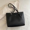 Bolsa de viagem de cor sólida, bolsa tote nova, superior, grande capacidade, axila, outono e inverno 2024, bolsa tote de trabalho feminina