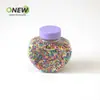 Frasco Transparente de Plástico para Mascotas de Grado Alimenticio 80ml Botella con Forma de Corazón Dulces para Panecillos Frasco Sellado de Plástico Transparente con Tapa