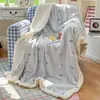 Manta de forro polar de leche, manta para siesta de oficina, chal de forro polar de cordero, manta pequeña, manta para dormitorio de estudiante, manta de sofá, sábana
