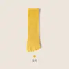 Calcetines de cinco dedos de algodón para niños, calcetines deportivos de tubo medio, calcetines de primavera y otoño de algodón antibacterianos, desodorantes, absorbentes del sudor, calcetines de mujer de verano