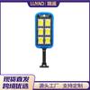 Luz de Jardín LED Solar para Exterior con Inducción de Cuerpo Humano, Iluminación de Pared para el Hogar, Control Remoto, Farola