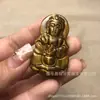 Venta caliente Colgante de Piedra Ojo de Tigre Amarillo Natural Guanyin colgante de jade Piedra de tigre Colgante Bodhisattva collar dominante para hombre