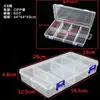 Caixa Quadrada Portátil de 8 Compartimentos com Design de Divisórias Transparentes para Armazenamento na Mesa, Solução de Armazenamento Completa para Peças e Itens Diversos