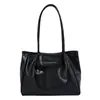 Bolsa casual de gran capacidad 2026 para mujer, nuevo bolso de hombro liso y elegante, bolso tote de moda y chic para el día a día