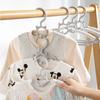 Percha de ropa para niños de nuevo material engrosada, percha retráctil para ropa de bebé, percha de ropa pequeña de plástico ajustable