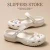 Zapatos Perforados de Ballet para Mujer Verano Nuevos Sandalias Mary Jane Simples Pantuflas Hogar Exterior Color Puro Cómodas Transpirables Sandalias
