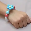 Kuromi Brinquedo de Contas Infantil Colar Joia de Princesa Conjunto Colar Pulseira para Meninas Fofa Brinco Clipe Anel