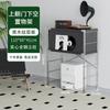 Gabinete de Revista abatible estilo tronco Gabinete lateral para sala de estar Estante de almacenamiento estilo japonés Librero Gabinete tipo cubo Almacenamiento para el hogar Gabinete de almacenamiento nórdico