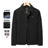 2025 Chaqueta Casual de Trabajo para Hombre con Raya Solapa Retro de Mediana Edad Top con Solapa Transfronterizo Asia