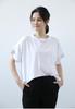 Nuestra Tienda Toma Real en el Lugar 2025 Rakuten Estilo Japonés Verano Nuevo Holgado Cuello Redondo Rayas Camisa Murciélago Manga Corta Camiseta para Mujeres