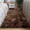 Alfombra tie-dye engrosada de lana de seda degradada para sala de estar, dormitorio, tapete completo para el piso, tapete para balcón o mirador, manta de noche, alfombra afelpada