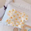 Conjunto de Ropa para Bebé, Marca Trendy Elegante para Niños, Estilo Coreano, Forma de Corazón, Pantalones Cortos de Muselina de Algodón Puro de Manga Corta para Niños Pequeños y Niños Pequeños