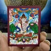 Promoção Quente Xizang Nepalesa Pintada à Mão Pura Thangka Oito Guardiões do Zodíaco Núcleo de Cartão 4*5