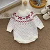 2026 Nuevo Mono de Punto para Niña 100% Algodón Atuendo Otoño/Invierno Dulce Salida Sesión de Fotos Suéter para Niña