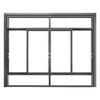Aislamiento térmico ventana de vidrio templado puertas y ventanas de aluminio de puente térmico anti-mosquitos dormitorio balcón piso balcón ventana de traslación fabricantes