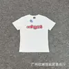 Camiseta Informal de Manga Corta con Estampado Británico Trendy de Nicho Transfronterizo Adwysd Sun Roll High Street para Hombres y Mujeres Atuendo de Pareja Trendy