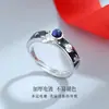 Anillo de Pareja de Astronautas Par de Anillos Abiertos Personalizados de Moda Regalo de Cumpleaños Anillo de Astronauta con Piedra Esmaltada