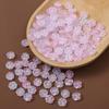 Esmalte de colores de fábrica, trébol de cuatro hojas de 10 mm, imitación de piedra natural, para decoración de uñas, collares, pulseras, accesorios de joyería, materiales
