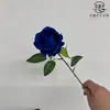 Flor de Rosa de Terciopelo Artificial con Perlas, Flor de Rosa Individual de Terciopelo para Decoración del Hogar, Venta al por Mayor de Dropshipping Transfronterizo