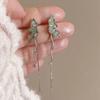 Estilo Fresco Estilo Mori Brincos de Borboleta Inteligentes para Mulheres Luxo Leve Design de Nicho Moda de Alto Padrão Elegante Versátil Brincos Elegantes Tendência