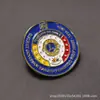 Fábrica Emblema Metálico Estéreo 3D Medalha Periférica em Relevo Emblema Fundido Emblema com Pintura Metálica Presente Comemorativo