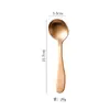 Aço Inoxidável 304 Colher Pequena Estilo Japonês Fosca Redonda Colher para Sobremesa Ninho de Pássaro Cabeça Quadrada Colher para Sorvete Criativa Colher para Iogurte