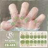 Nuevo Adhesivo para Uñas Sin Hornear Flor Mariposa Impermeable Parche Adhesivo para Uñas Adhesivo Completo Verano Calcomanía de Película para Esmalte de Uñas