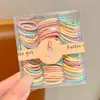 Lindo Set de Gomas para el Cabello para Niños que No Dañan el Cabello, Bandas Elásticas de Alta Elasticidad para Niñas y Bebés, Cuerdas Pequeñas para el Cabello del Tamaño de un Pulgar