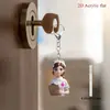 Chaveiro de Enfermagem Acrílico Plano Transfronteiriço Novo Pingente de Carro Pingente de Decoração de Casa