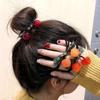 Ligas para el Cabello de Cereza para Mujeres, Bandas para el Cabello para Adultos y Niños, Ligas de Goma de Moda, Alta Elasticidad, Populares en Línea