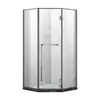 Mampara de ducha baño separación húmedo y seco puerta de cristal de baño pantalla de baño simple de diamante