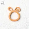 Conejo de Dibujos Animados Pintado de Colores Hebilla de Resorte Anillo Abierto Colgante Accesorios para Joyería DIY Colgante para Llavero Bolsa