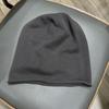 Gorro de Montón Rizado Otoño e Invierno Popular en Internet Versátil Estilo Coreano Moderno Holgado Delgado Gorro Frío Gorro de Lana Tejido de Punta para Hombre