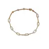 Luz de Luna Blanca~Pulsera de Cubo de Azúcar Pequeño de Nácar para Mujer, Chapada en Plata de Ley S925 con Oro de 18 Quilates, Fresca y Sofisticada, Exquisita Joyería de Lujo Ligero