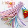 Dia das Crianças Twist Stick Cor Macaron Topo Veludo Imitação Buquê de Flores de Varas Materiais de Florista DIY Feitos à Mão Loja de Flores