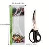 Tijeras para Barbacoa de Acero Inoxidable, Tijeras de Cocina Estilo Coreano, Tijeras para Alimentos Extendidas, Tijeras Domésticas Estilo Coreano en Existencia