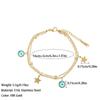 Pulsera de ojo de diablo multielemento exquisita de moda transfronteriza europea y americana, diseño de nicho, pulsera de mujer de alta gama de otoño