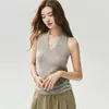 Versátil camisola de cachemir con cuello en V, suave y cómoda, corte ajustado, perfecta para usar en capas, nueva capa base de punto otoño/invierno
