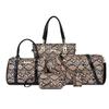 Bolsa de mujer transfronteriza de moda 2020 nuevo patrón de piel de serpiente europeo y americano bolsa para madre bolsa simple portátil compra uno y llévate cinco gratis