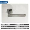 Porta-toallas Negro de Acero Inoxidable 304, Soporte para Papel de Cocina, Accesorios de Ferretería para Baño, Barra para Toallas, Gancho para Baño, Diseño Sencillo