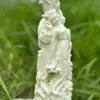 Escultura de Frutas em Marfim Dança Clássica Feminina 20*5.8*5.8cm Artesanato para Decoração de Mesa de Sala de Estar ou Sala de Chá