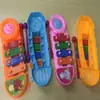 Piano de percussão mini de desenho animado para bebê instrumento de percussão de plástico para crianças brinquedo de educação musical precoce suprimentos brinquedos