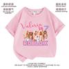 Ropa de Roblox, camiseta de verano de manga corta para niños, ropa para niños, camiseta de fondo para niños y niñas de tallas medianas y grandes