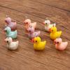 3 Estilos Tamanho Misto Acessórios de Resina DIY Pingente de Pato Pequeno Charme de Animal para Bolsas, Colares, Pulseiras
