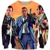 Sudadera con Capucha de Cuello Redondo Serie Urbana Sinterizada Transfronteriza Europea y Americana Sudadera Personalizada con Impresión 3D Jersey Sudadera de Cuello Redondo
